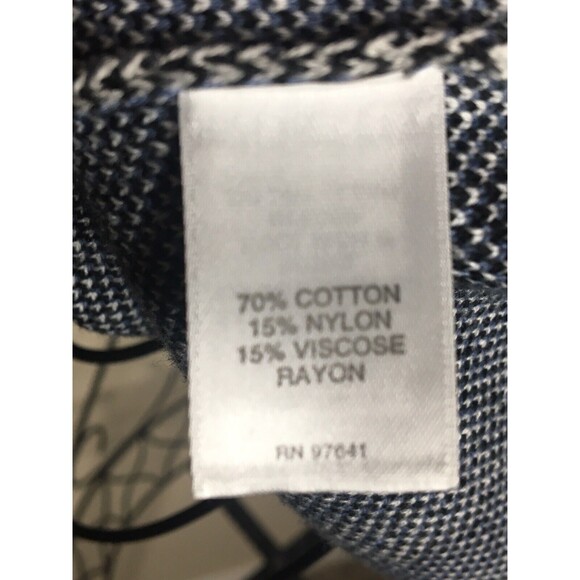 J. JILL Black White Plaid Windowpane Check Soft Knit Pullover Sweater Sz S - Picture 4 of 5